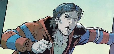 Bruno Carrelli screaming in comics